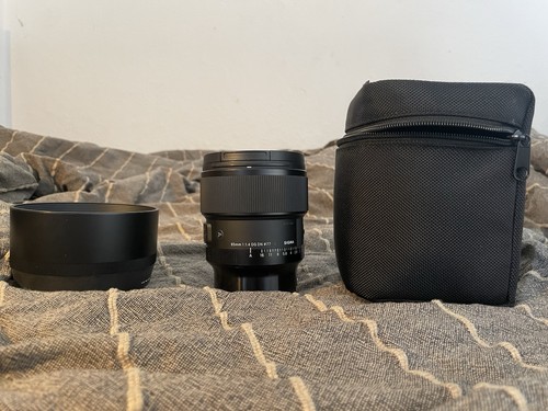 Sigma 85mm dn art - 85mm, f1.4