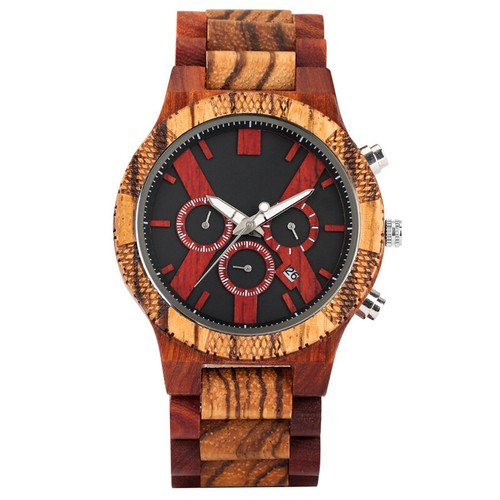 Lässige natur holz uhr - uhr, herren