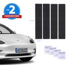 2x Kennzeichenhalter Klett Rahmenlos Nummernschildhalter Kennzeichenhalterung