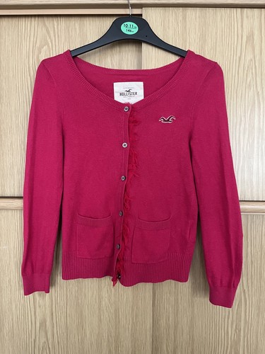Hollister strickjacke rosa - strickjacke,