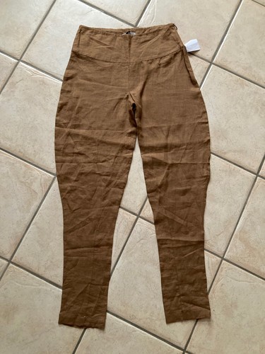 Sarah pacini hose leinen braun - pacini,