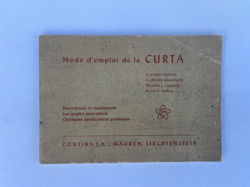Original curta taschenrechner - curta,