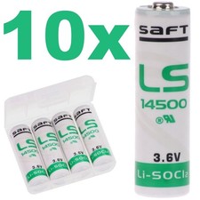 10x Saft Lithium 3,6V Batterie
