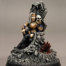 Reaper Dark Heaven Legends 02577 Dunkelelfenkönigin Thron Drow Spinne Priesterin D&D