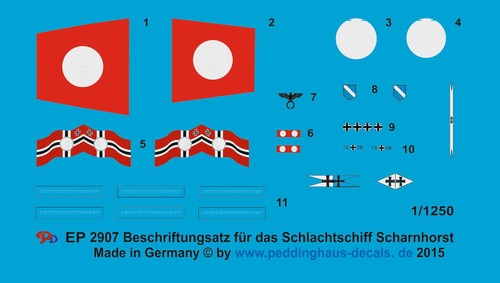 Peddinghaus decals 1250 2907 - peddinghaus-decals, 1/1250