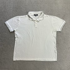 TRUSSARDI ACTION Herren Poloshirt Polohemd Gr M Polo T Shirt Logo 29610 Weiß