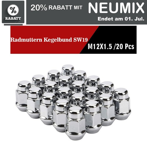 Radmutter m12x1 kegelbund - m12x1,5,