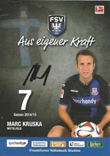 Marc Kruska - FSV Frankfurt - Saison 2014/2015 - Autogrammkarte  