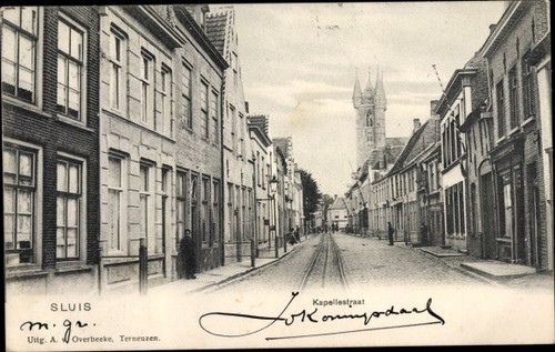 Sluis zeeland niederlande - ak,