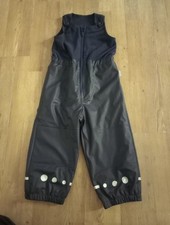 Matschhose Regenhose Fleece Innen Gr 92/98 v. Jako-O Wasserdicht Reflektiert Neu