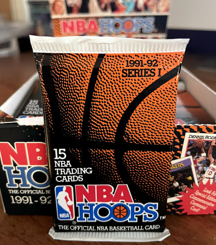 1991 nba hoops basketball - hoops,