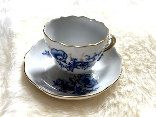 Meissen blaue blume - blaue,