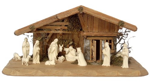 Xxl weihnachtskrippe holz - weihnachtskrippe,