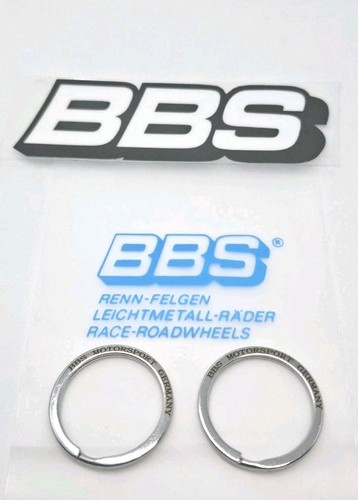 Bbs aufkleber schlüsselring - bbs,