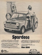 Leyland Mini 1000 - Reklame Werbeanzeige Original-Werbung 1977