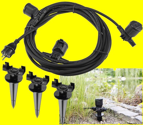 Gartensteckdose fach 10m - gartensteckdose, +