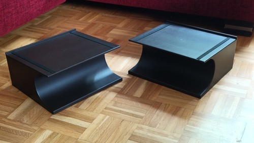 Lautsprecherständer braun - lautsprecherständer, in
