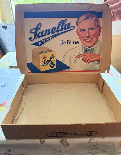 Sanella margarine werbebox - margarine,