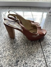 Replay Plateau Sandalen Cognac