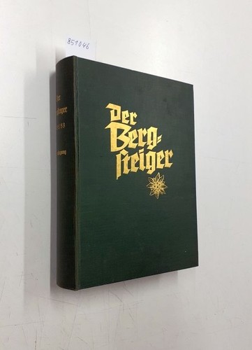 Der bergsteiger jahrgang - der,