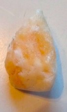 Orangen Calcit Afrika  Natur   (W705)  Schau mal durch !??Lesen !