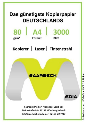 Saarbeck media kopierpapier - saarbeck,