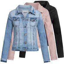 Hailys Damen Jeans Jacke Übergangsjacke Damenjacke kurze Jeansjacke Denim En44ny