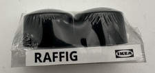 IKEA RAFFIG Schwarz Endstücke