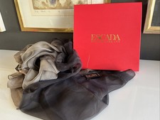 Escada Tuch Seide Beige Braun