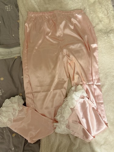Shein satin pyjama hose - shein, gr.