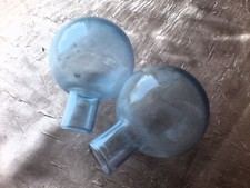 Gartendekoration – Kugeln – 2 Stück – Glas – Transparent – Markenlos – Glaskugel