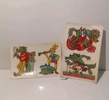 DDR Abziehbilder Hase und Wolf