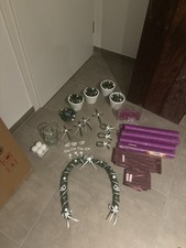 Tischdekoration Tischdeko Taufe Kommunion Konfirmation teils handmade hochwertig