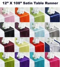 10 Stück Satin Tischläufer