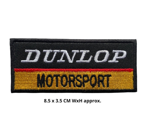 Dunlop motorsport banner patch - motorsport,