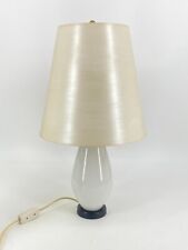 * KPM LAMPE TISCHLAMPE HUBERT GRIEMERT ART DECO WEIß KOLBENFORM