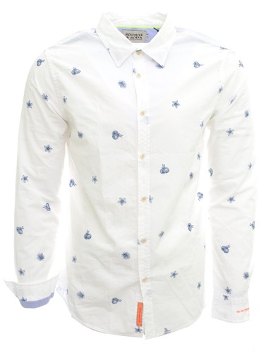 Scotch soda hemd weiß - scotch, print