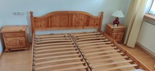 Komplettes Schlafzimmer-Set aus Massivholz (Kiefer) - sehr gut erhalten, rustika