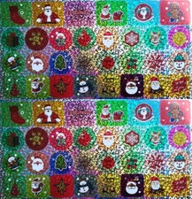60x WEIHNACHT STICKER X31