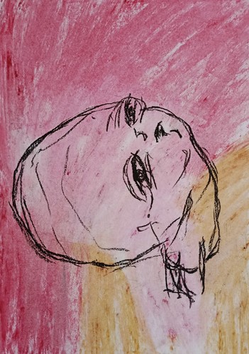 Art portrait painting modern - art,
