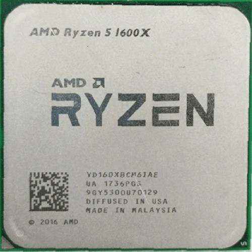 Amd ryzen 1600x am4 cpu - 5,
