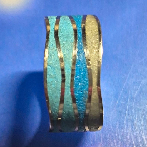 Dur silber 925 bandring - 925, breit