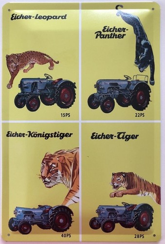 Blechschild cm eicher - blechschild, 30
