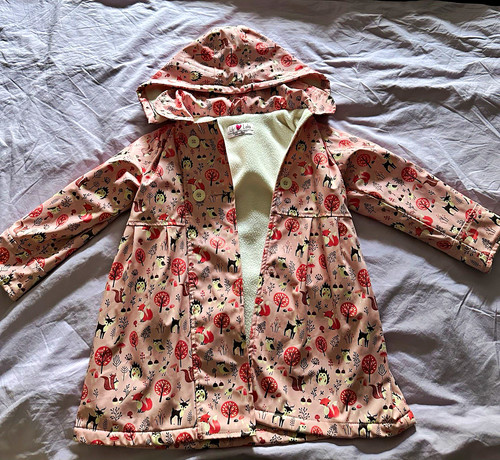 Regenjacke mantel rosa kapuze - rosa,