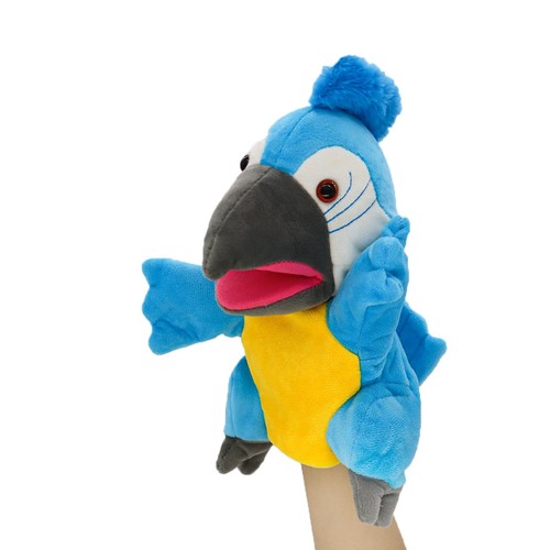 Papagei handpuppe kuscheltier - papagei,