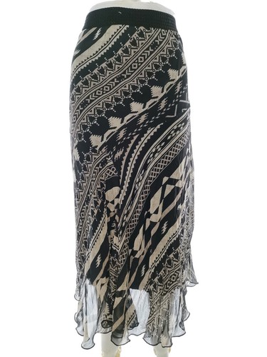 Boho western maxi - rock, schwarz