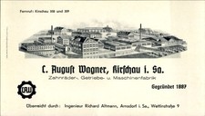 Litho Kirschau in Sachsen, C. August Wagner Maschinenfabrik - 4963754