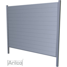 Sichtschutz, Zaun aus Aluminium, Komplettset, von Arilco