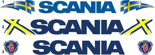 Scania frontscheibe aufkleber - scania,