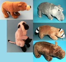 1 Plüschtier Bär Nilpferde